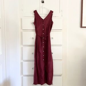 Karen Kane Burgundy Maxi Dress
